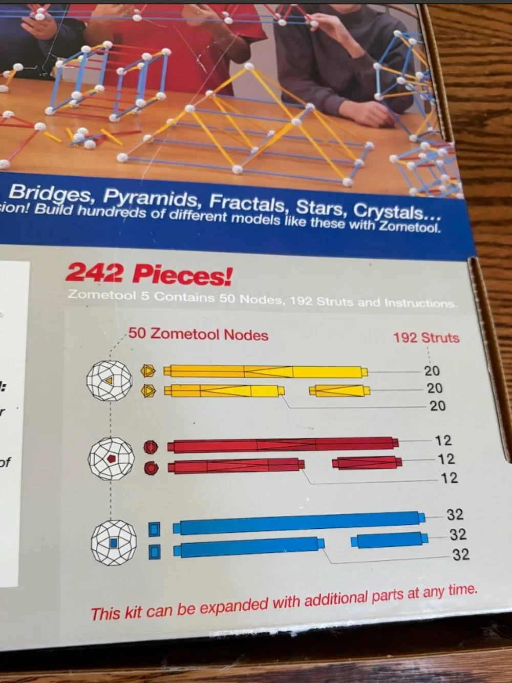 Zometool 5 Construction Lot Creator Sets -Geometry Builder STEM Toy Vintage USA